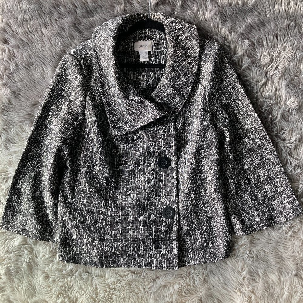 Azure Women's Cropped Single Breasted Jacket Size 16